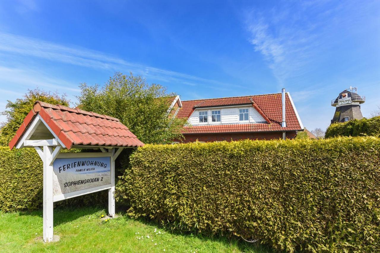 Ferienwohnungen Im Haus Friesische Weite Schillig Exterior foto